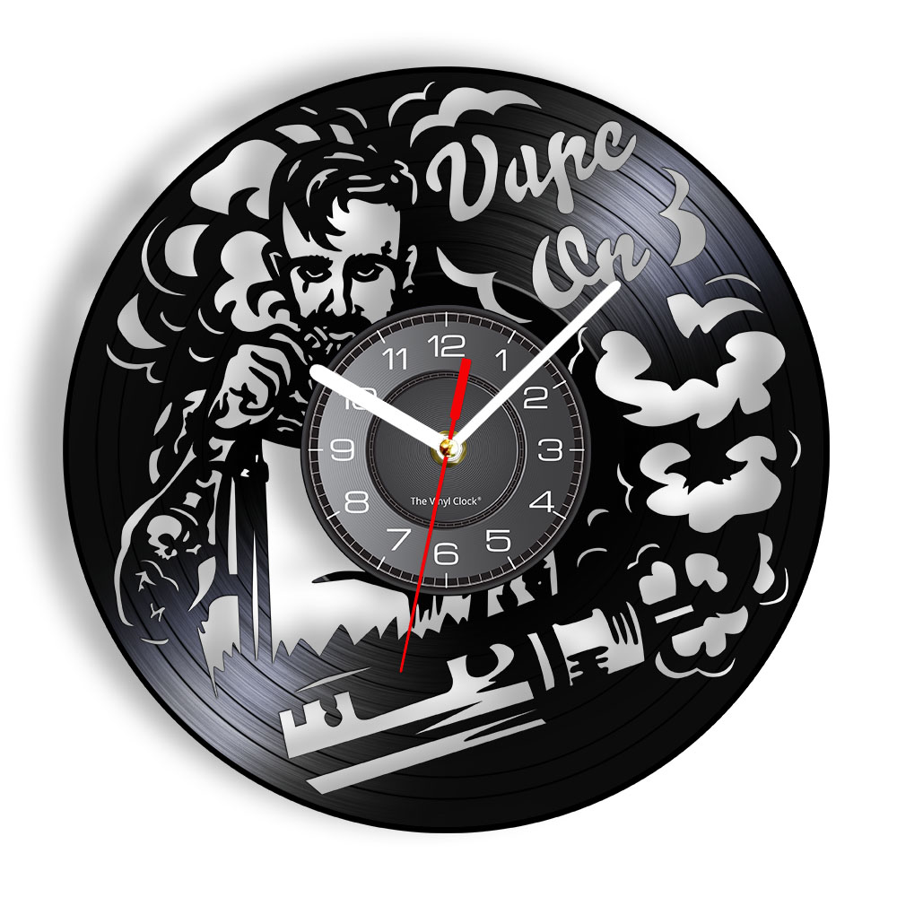 Vaping Shop - Vape Shop Wall Sign Logo orologio