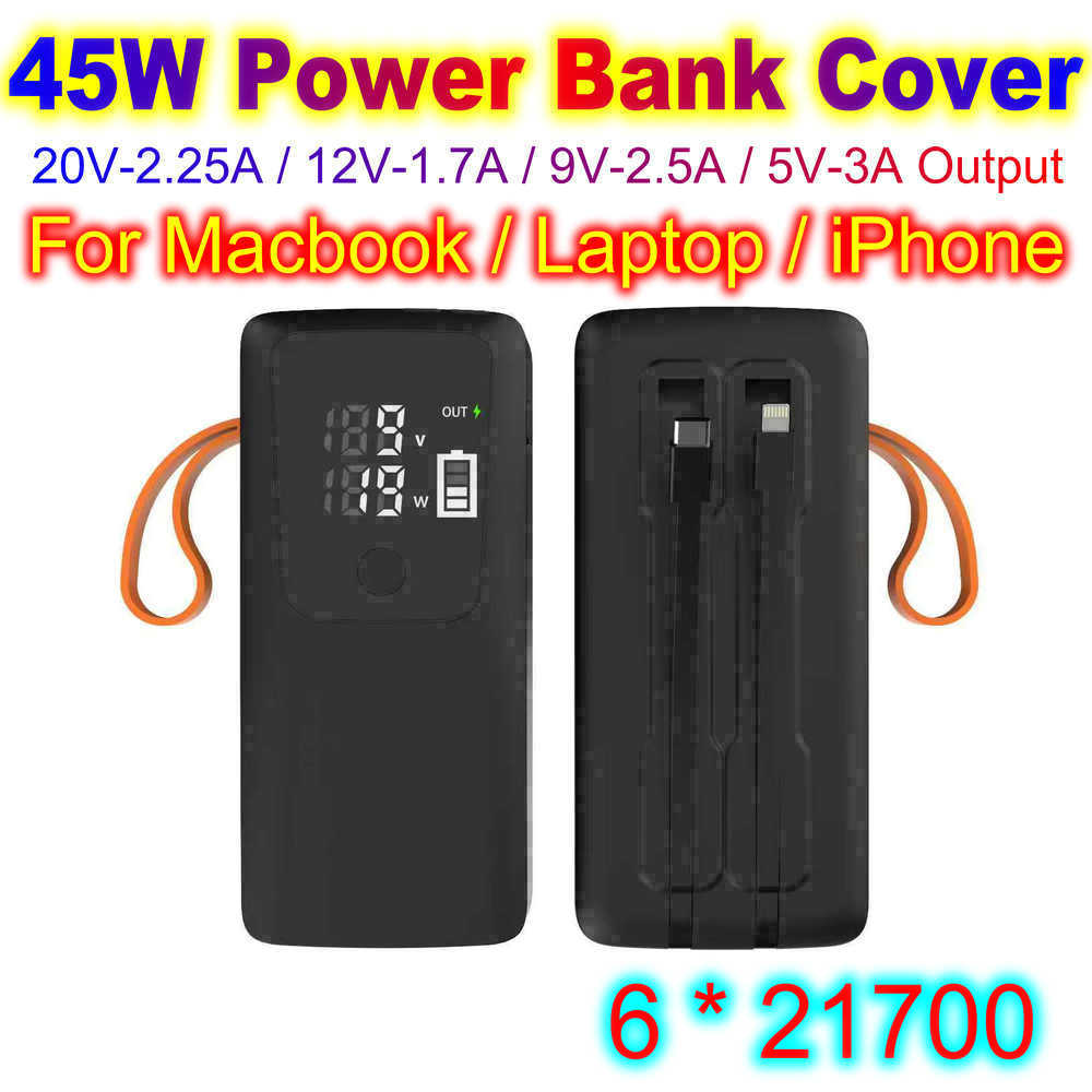 45W Power Bank Shell 21700 Cus - Battery Case Storage recensione e prezzo